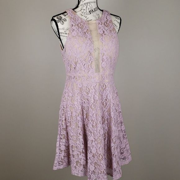 {Soprano} Evening Wedding Event Dress with lace overlay - Picture 1 of 6